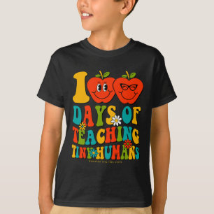 100° Día De Camisetas Escolares Maestra Estudianti