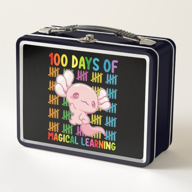 100 Días De Aprendizaje Mágico Escuela De Ajolote (Anverso)