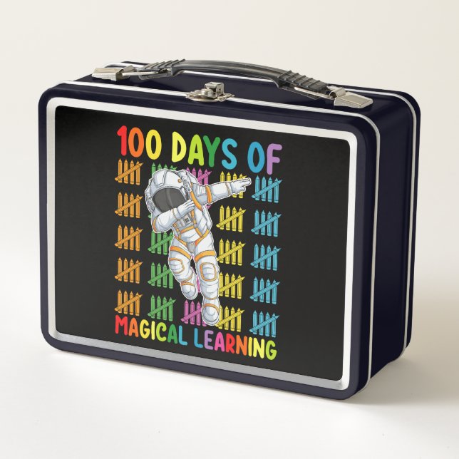 100 Días De Aprendizaje Mágico Escuela De Astronau (Anverso)