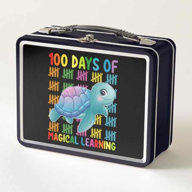 100 Días De Aprendizaje Mágico Escuela De Tortugas (Anverso)