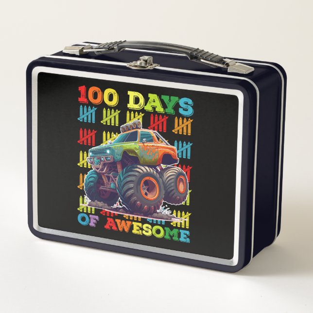 100 Días De Camión Monstruo Impresionante Escuela  (Anverso)