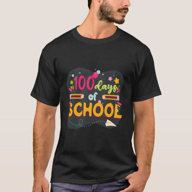 100 Días De Camisa Escolar | 100° Día De La Escuel (Anverso)