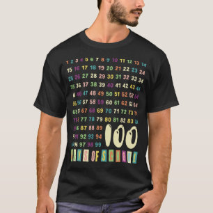 100 Días de Camiseta de Matemáticas para Profesora