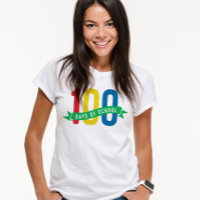 100 días de camiseta de profesor escolar