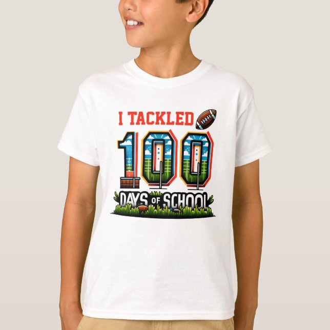 100 días de camiseta escolar (Anverso)