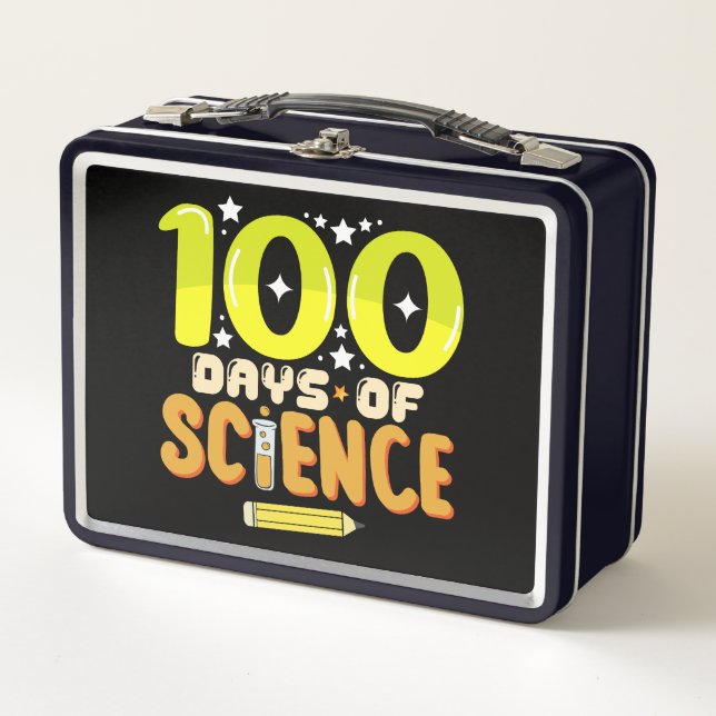100 días de ciencia 100º día de escuela Profesor (Anverso)