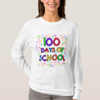 100 días de escuela camisetas y regalos de confett