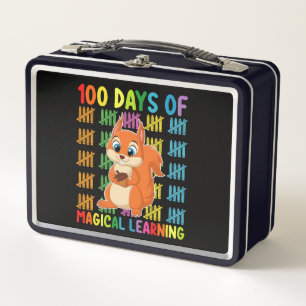 100 Días De Escuela De Ardilla De Aprendizaje Mági