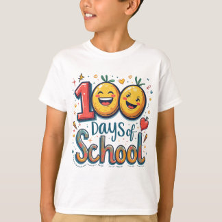 100 días de escuela niños camiseta de bebé