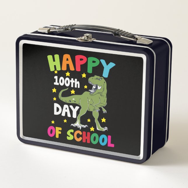 100 Días De Escuela Trex 100º Día de la Escuela  (Anverso)