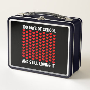 100 días de escuela y aún amando los corazones de 