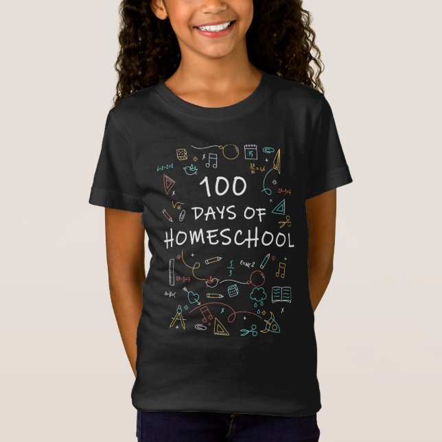 100 días de la camiseta de la escuela primaria (Anverso)