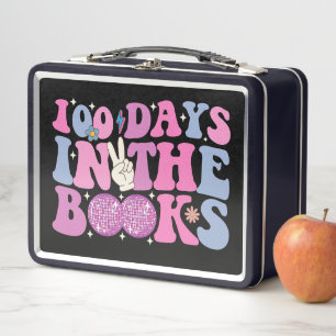 100 Días En Los Libros Bola De Disco Retro Groovy