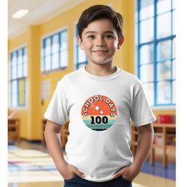 100 días escolares camisetas de colegio para niños