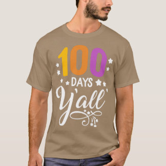 100 días Yx27all Gracioso 100º Día de la Camisa Es