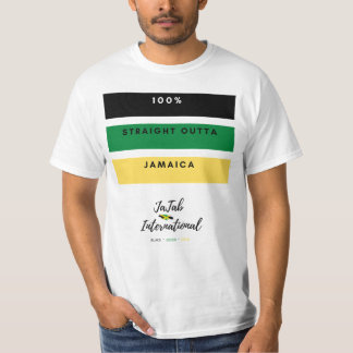 100% directo fuera de la camiseta de Jamaica