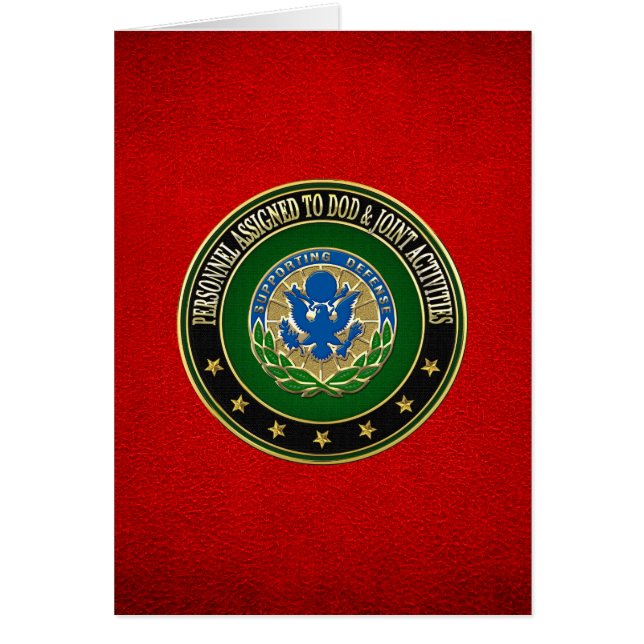 [100] DOD & Joint Activities DUI Edición especial (Frente)