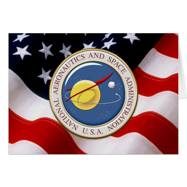 [100] Emblema de la NASA [3D] (Anverso (Horizontal))
