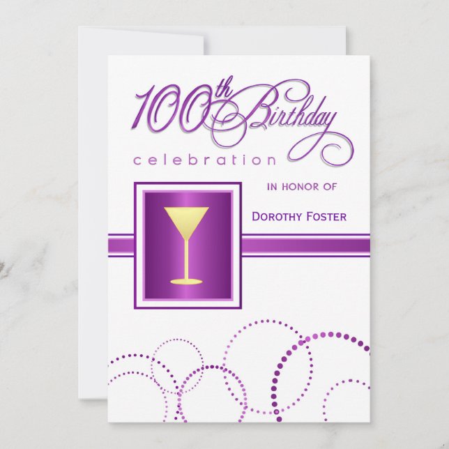 100 invitaciones a fiestas de cumpleaños - con mon (Anverso)