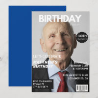 100 invitaciones de cumpleaños Cobertura de la rev