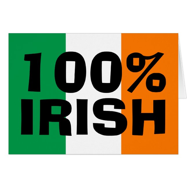 100% irlandés (Anverso (Horizontal))