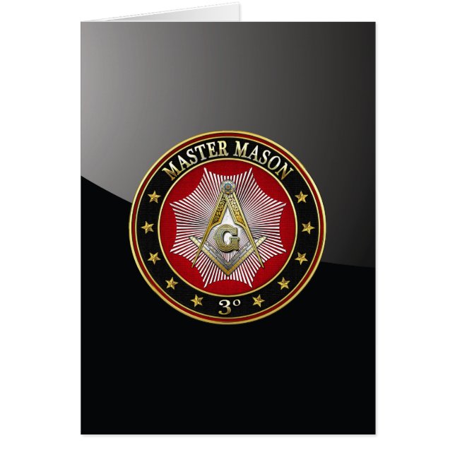[100] Master Mason - 3er grado Square & Compass (Frente)