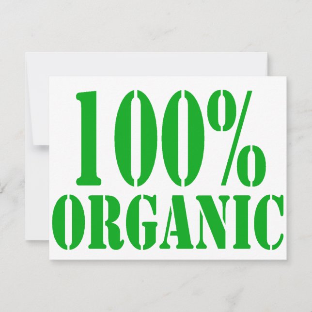 100% Orgánico (Anverso)