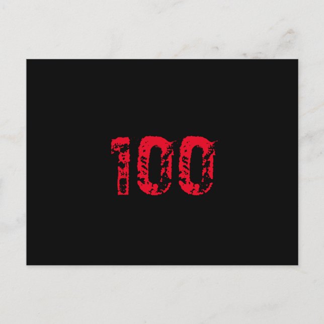 100 postal (Anverso)