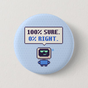 100% Seguro. 0% Correcto. Botón de Pixel de IA Div