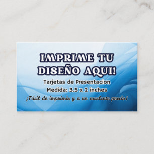 100 Tarjetas de Presentación para Imprimir