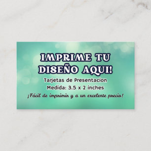 100 Tarjetas de Presentación para negocio