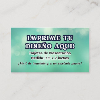 100 Tarjetas de Presentacion para negocio