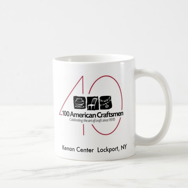 100 taza americana de los artesanos 40.os (Derecha)
