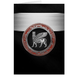 [100] Toro alado asirio - Plata Lamassu