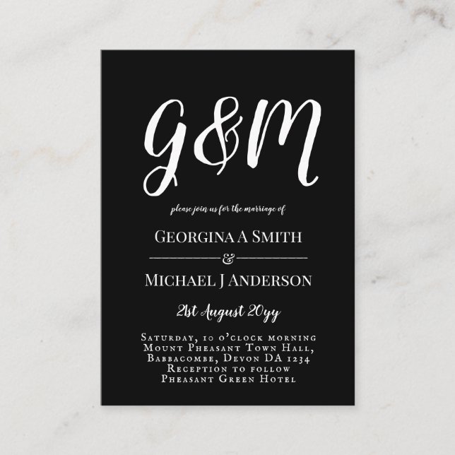 100 x Invitaciones a matrimonio de FOTO con ENVL. (Anverso)