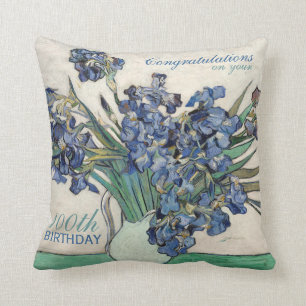 100a almohada de la celebración del cumpleaños d