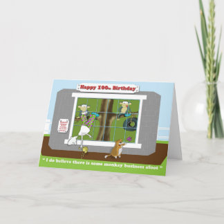 100a tarjeta de cumpleaños de las estupideces