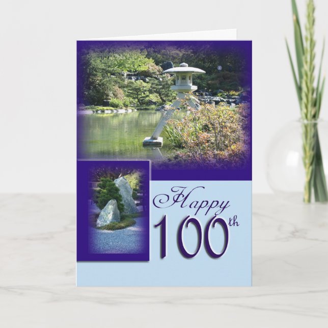 100a tarjeta de felicitación feliz del cumpleaños (Anverso)