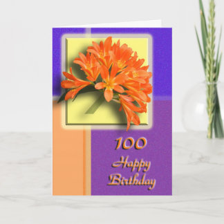 100a tarjeta floral de la enhorabuena del