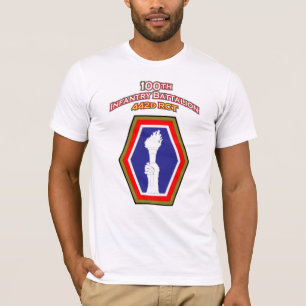 100o Camiseta del remiendo de hombro del batallón