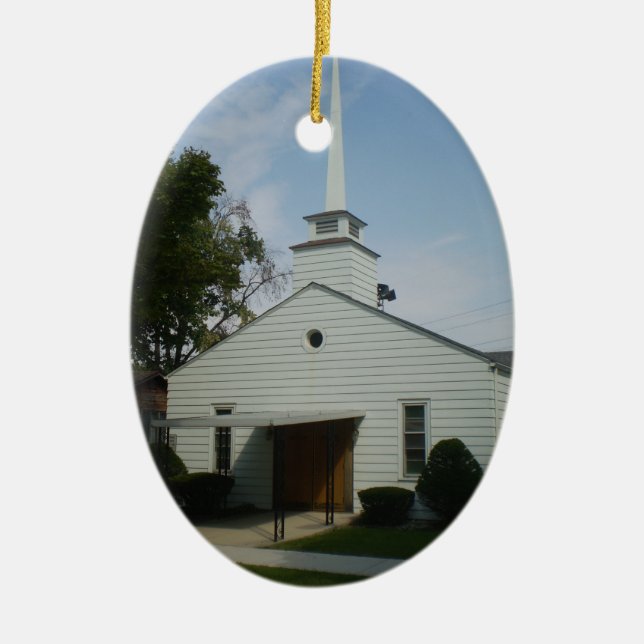 100o ornamento del aniversario de Immanuel (Frente)