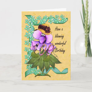 100o Tarjeta de cumpleaños con los bombachos