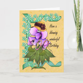 100o Tarjeta de cumpleaños con los bombachos