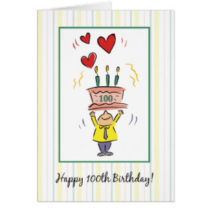 100th Birthday Hearts