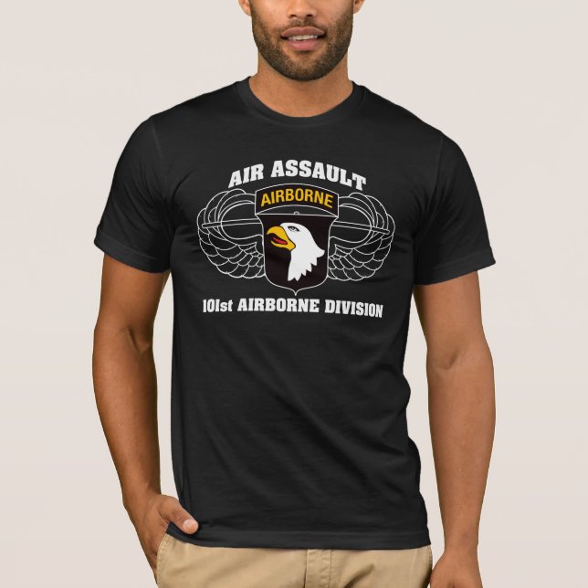 101ª División Aérea (Ataque Aéreo) camiseta oscura (Anverso)