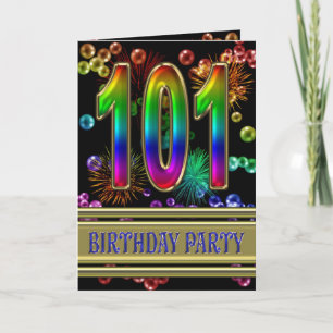 101ª invitación a la fiesta de cumpleaños