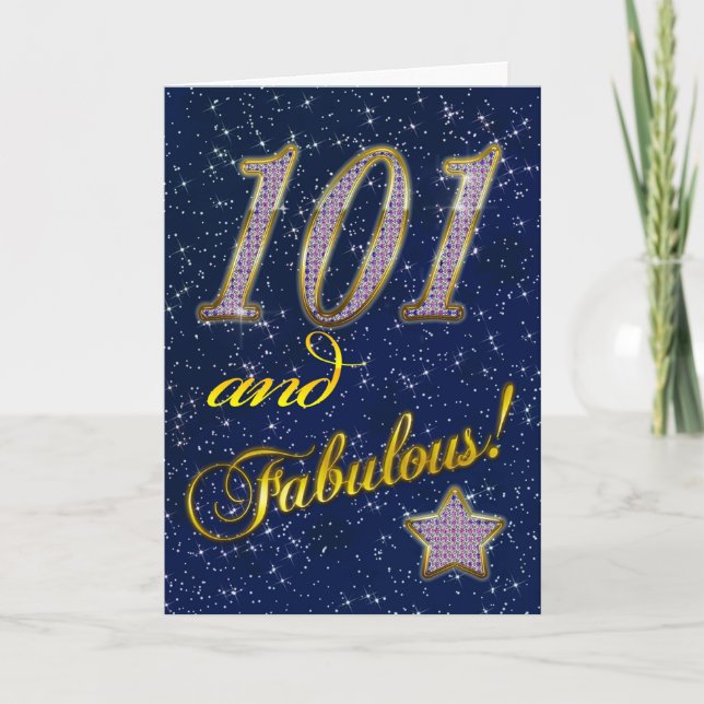 101ª invitación a la fiesta de cumpleaños (Anverso)