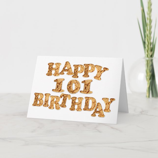 101ª tarjeta de cumpleaños para un amante de las g (Anverso)