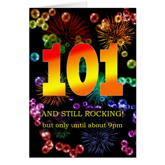 101.ª Cumpleaños Aún Sacudiendo (Frente)