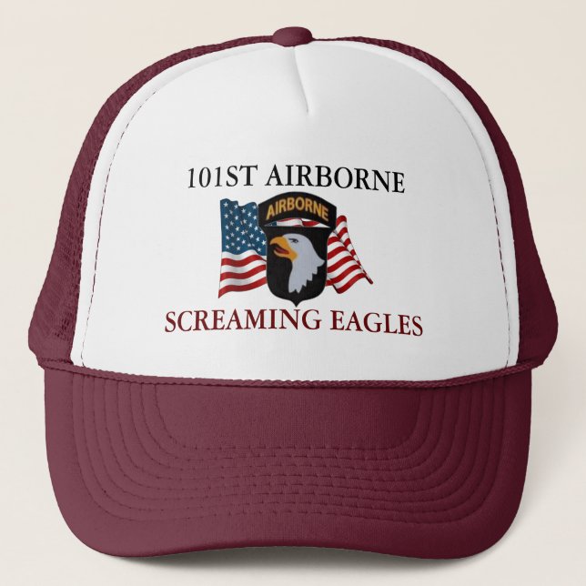 101ST GORRA de GRITERÍO AEROTRANSPORTADO de EAGLES (Anverso)